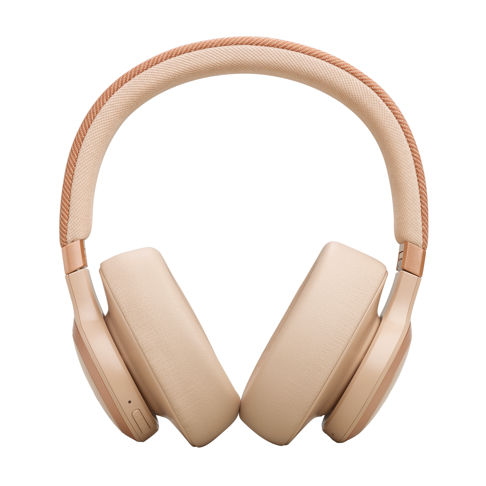 JBL Live 770NC - Sandstone - Wireless Over-Ear Headphones with True Adaptive Noise Cancelling - Front